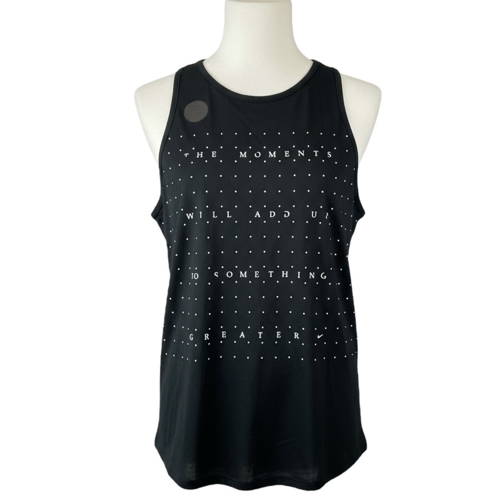 Nike Womens Training Tank Top AA8011-010 Black Dri-Fit Size Large LOT OF 2